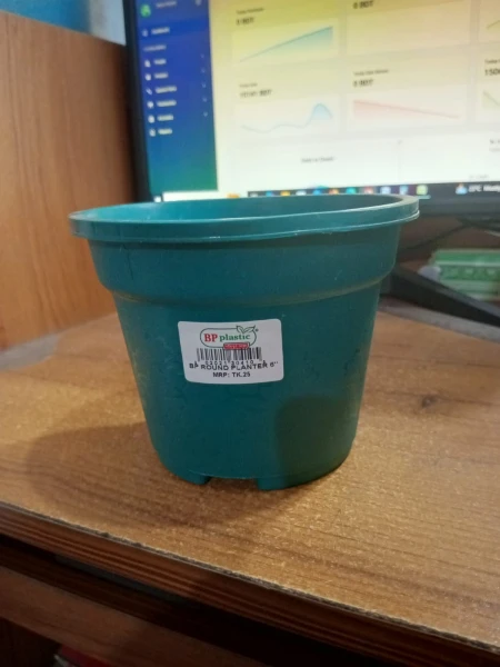 রাউন্ড প্লান্টার ৬" টব